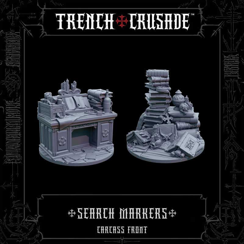 Trench Crusade Search Markers - The Ruins of Nineveh Novus